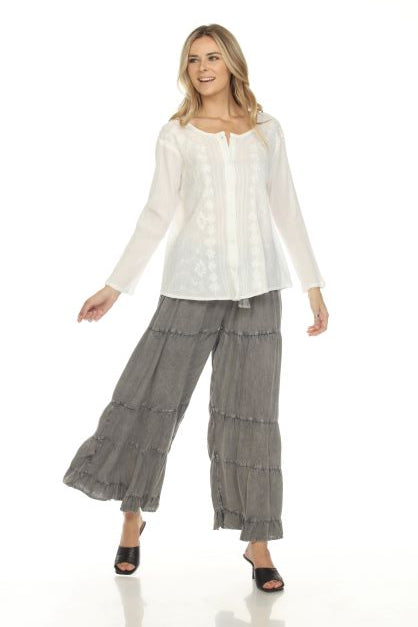Stone Wash Flowy Pant