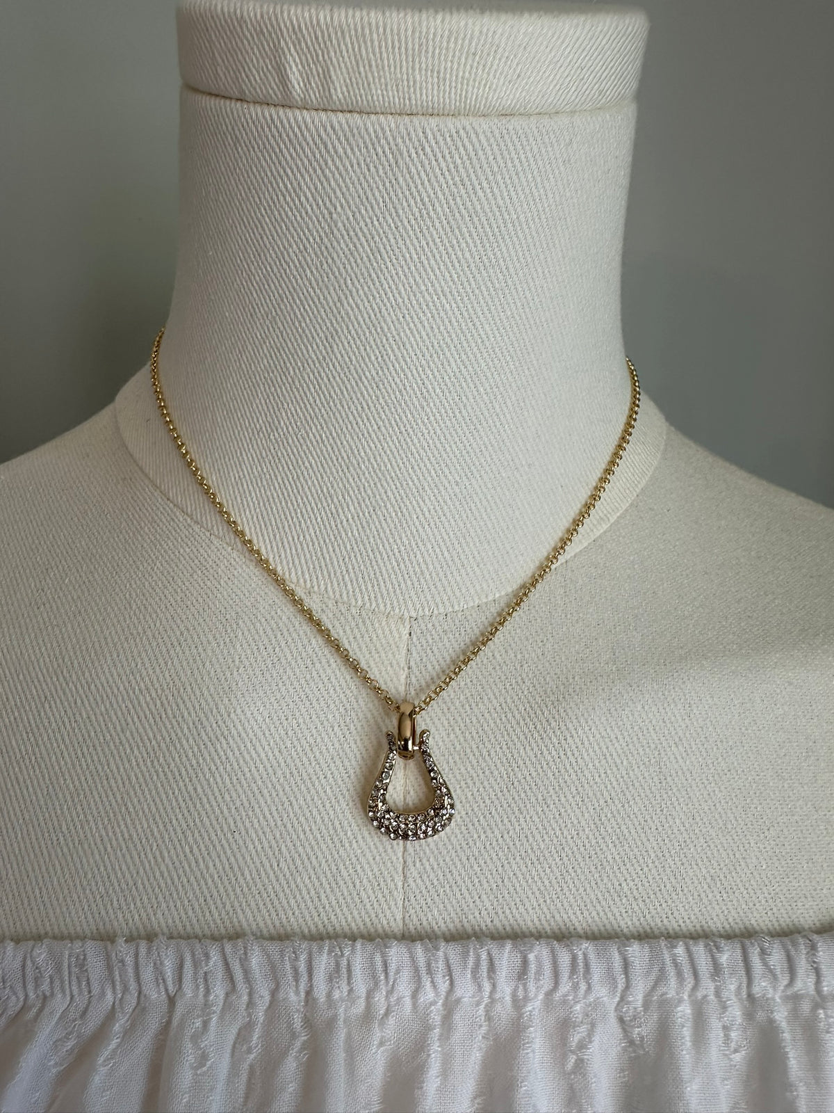Crystal Horseshoe Necklace