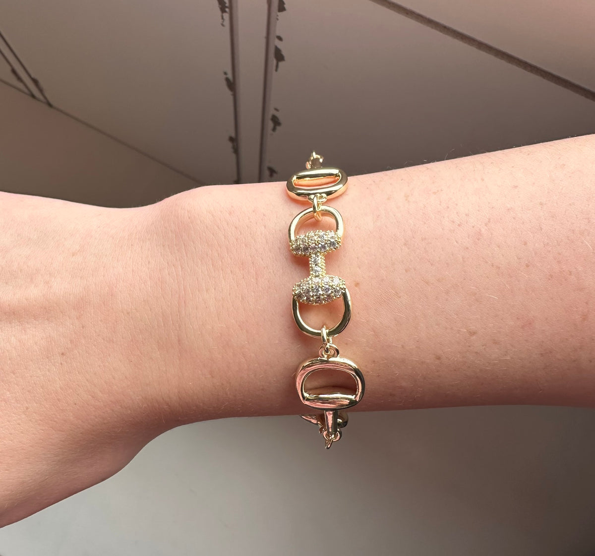 Horse Bit Chain Bracelet