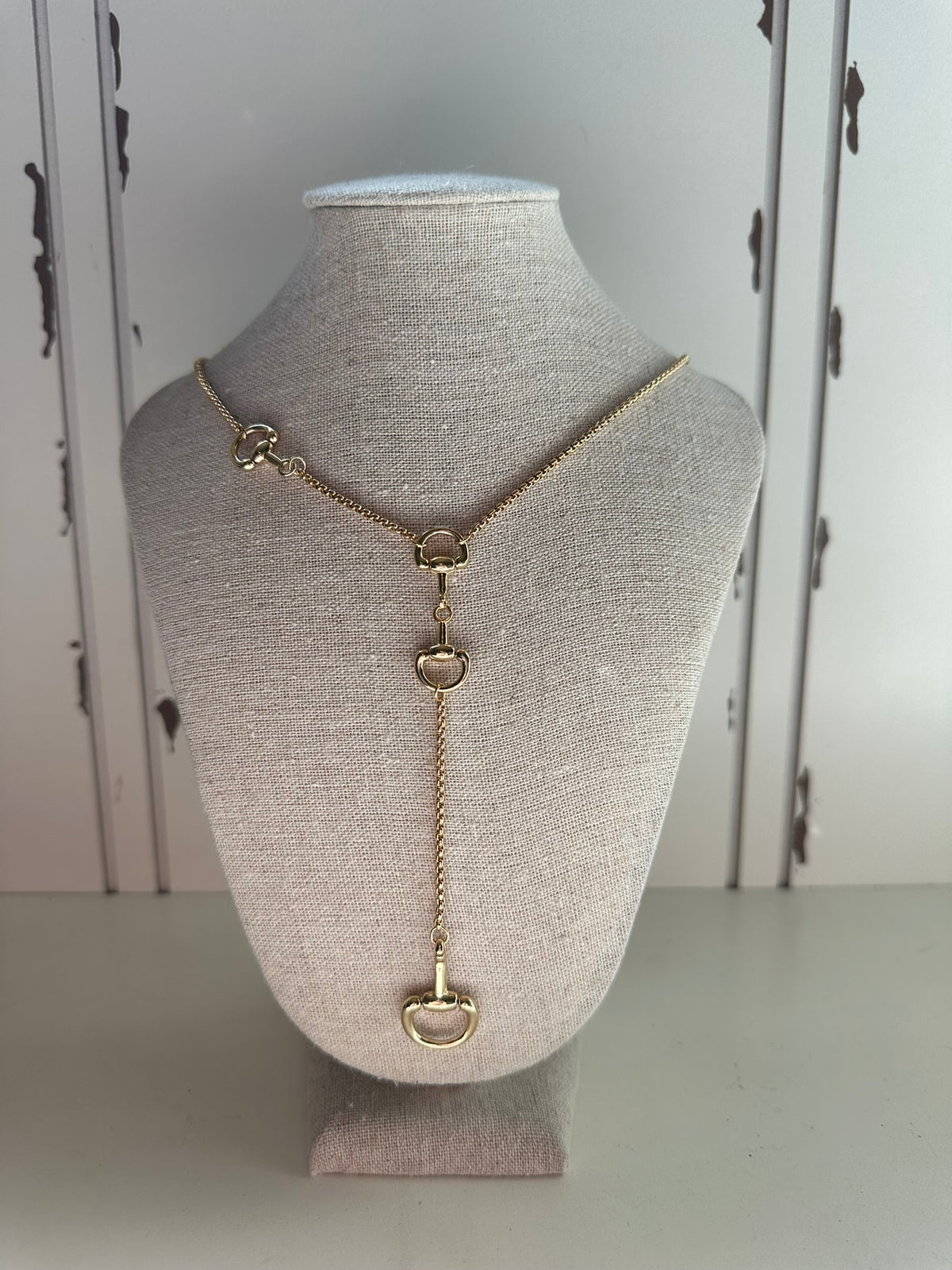 Lariat Horse Bit Necklace