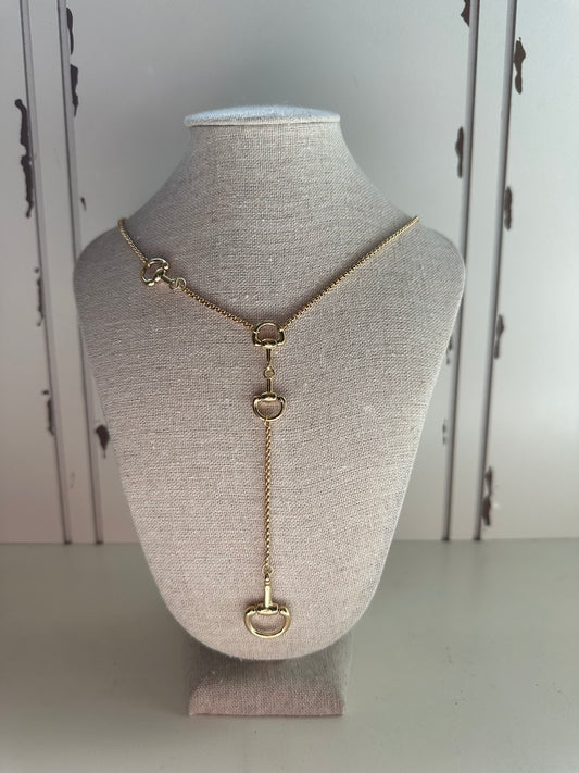 Lariat Horse Bit Necklace
