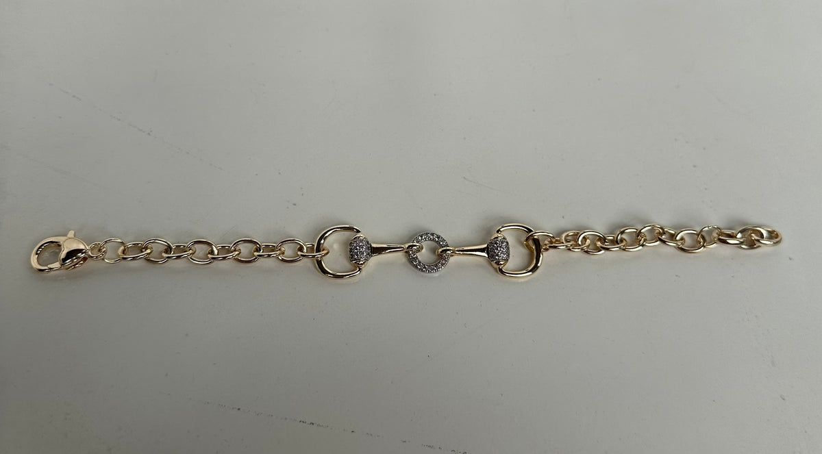 Double Horse Bit Bracelet