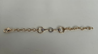 Double Horse Bit Bracelet