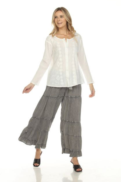 Stone Wash Flowy Pant