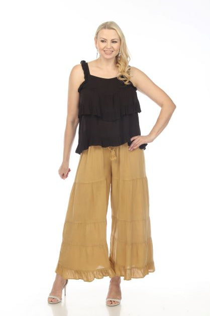 Stone Wash Flowy Pant