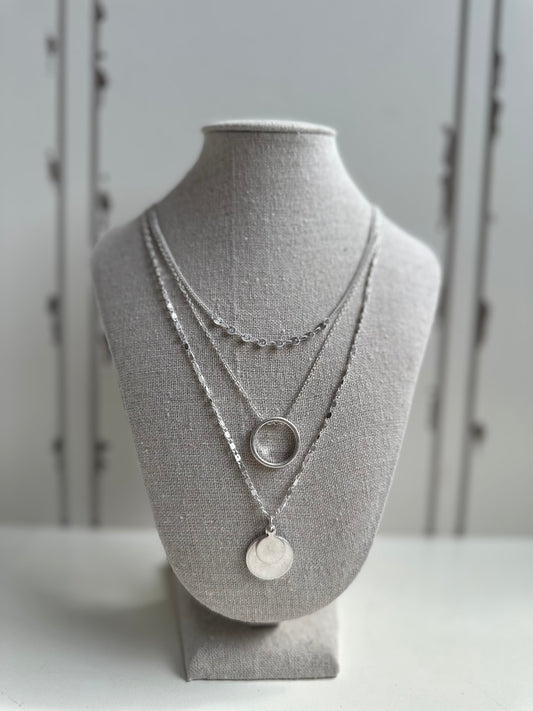 Triple Circle Necklace